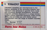 Compact Cassette Tokaido Ferro Low Noise 90 Type I Normal 1990 Europe