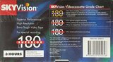 VHS, Video Home System Skyvision 180 Type I Normal Europe