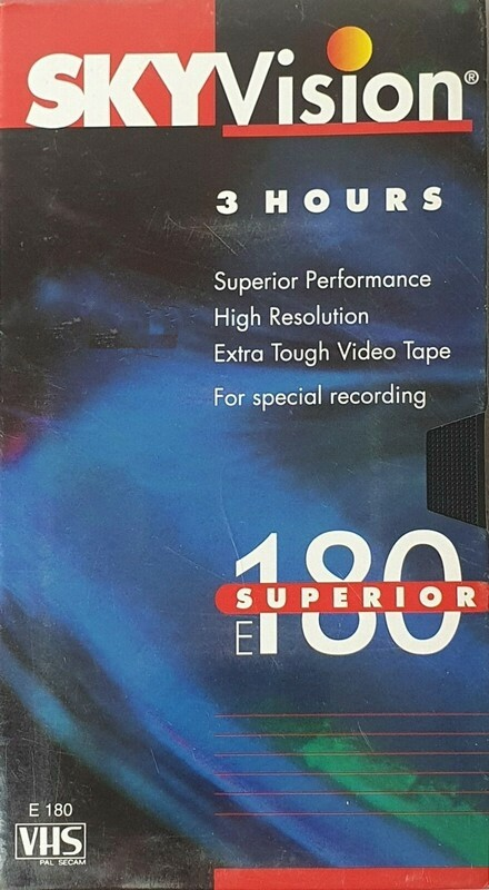 VHS, Video Home System Skyvision 180 Type I Normal Europe