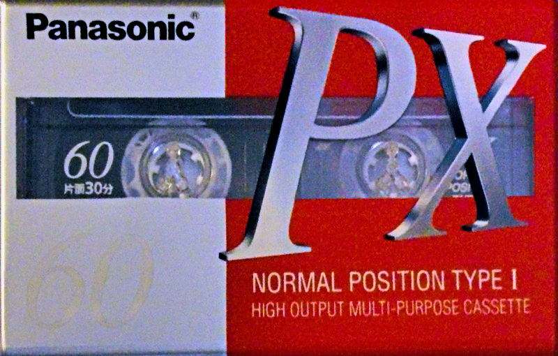 Compact Cassette Panasonic PX 60 "RT-60PXA" Type I Normal 1997 Japan