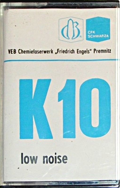 Compact Cassette CFK Schwarza 10 Type I Normal East Germany