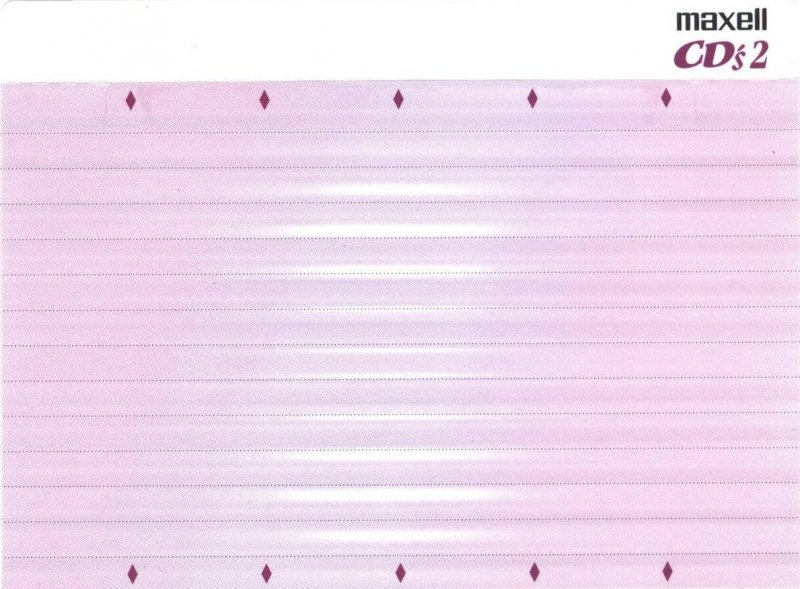 Compact Cassette Maxell CD`s II / CD`s 2 90 "CDS2-90M" Type II Chrome 1999 Japan