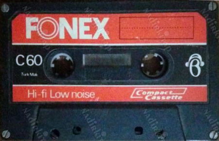 Compact Cassette Fonex 60 Type I Normal Turkey