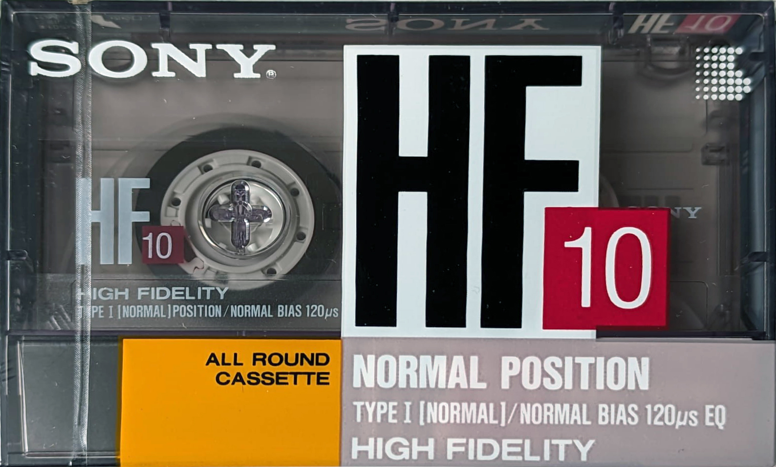 Compact Cassette Sony HF 10 Type I Normal 1989 Japan