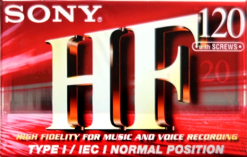 Compact Cassette Sony HF 120 "C-120HFB" Type I Normal 1999 Europe