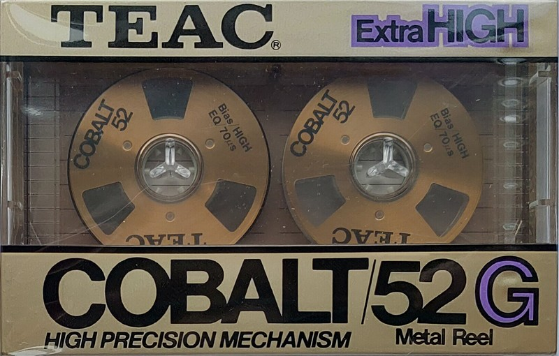 Compact Cassette Teac COBALT 52 "52G" Type II Chrome 1984 Japan