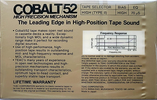 Compact Cassette Teac COBALT 52 "52G" Type II Chrome 1984 Japan