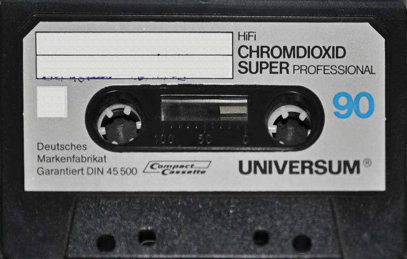 Compact Cassette Universum Super 90 Type II Chrome 1979 Europe