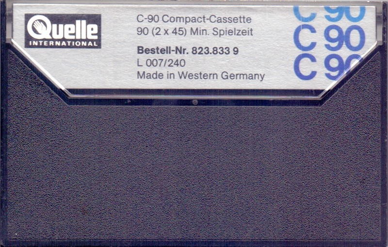 Compact Cassette Universum Super 90 Type II Chrome 1979 Europe