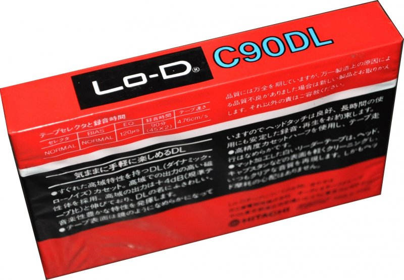 Compact Cassette Lo-D DL 90 Type I Normal 1981 Japan
