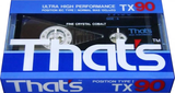 Compact Cassette Thats TX 90 Type I Normal 1987 Europe