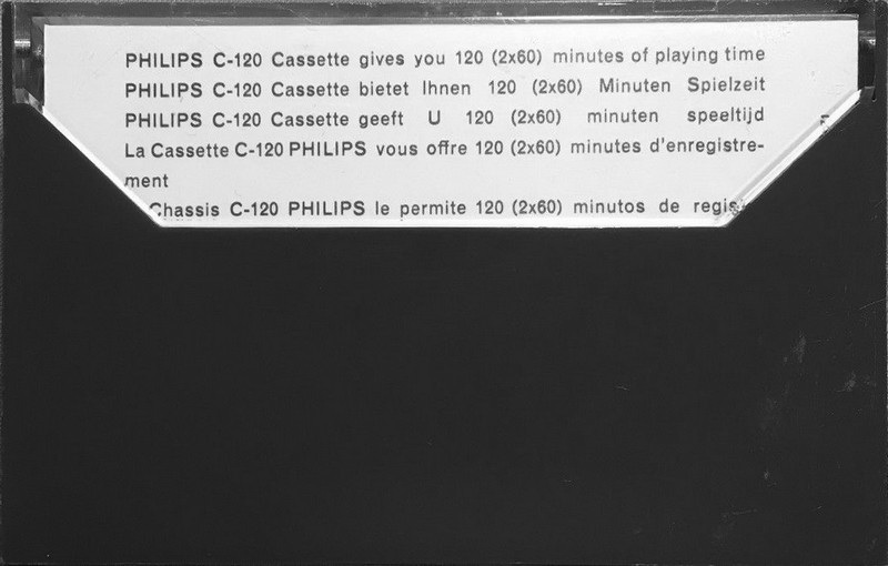 Compact Cassette Philips 120 Type I Normal 1967 Europe