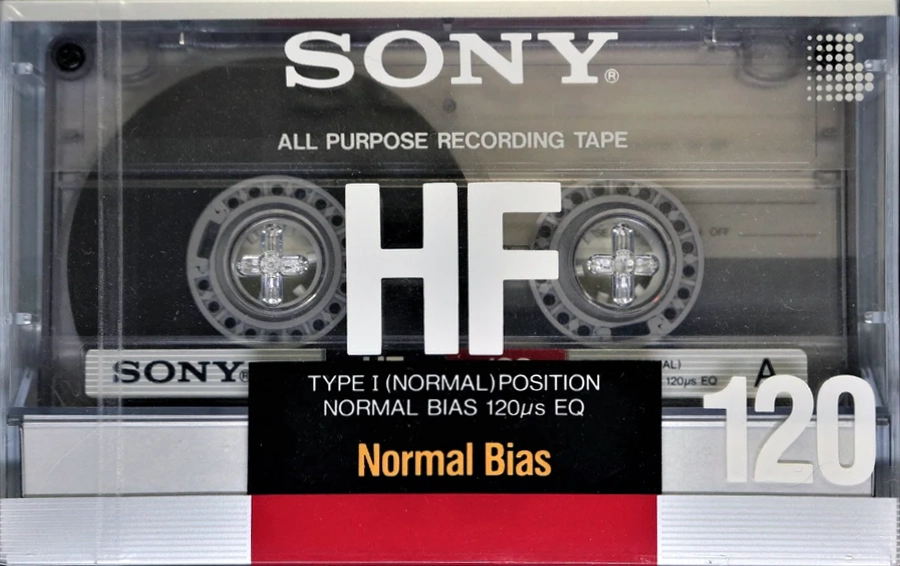 Compact Cassette Sony HF 120 Type I Normal 1988 USA