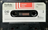 Compact Cassette Radiola Standard Quality 60 Type I Normal 1975 Europe