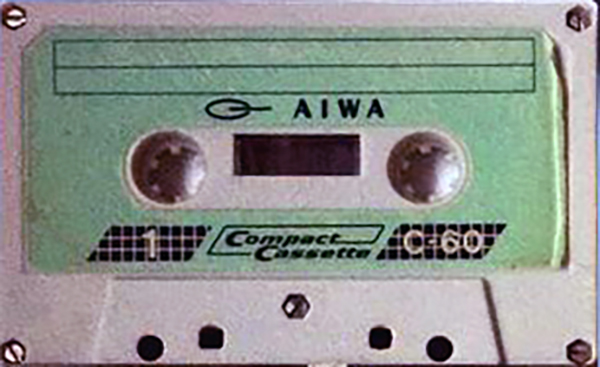 Compact Cassette Aiwa 60 Type I Normal 1966 Japan
