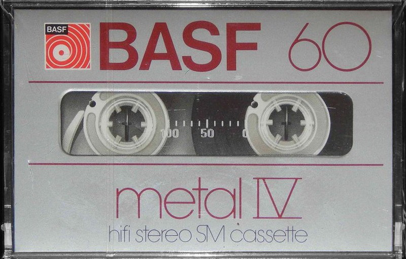Compact Cassette BASF Metal IV 60 Type IV Metal 1979 Europe