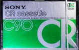 Compact Cassette Sony CR 90 Type II Chrome 1973 Japan