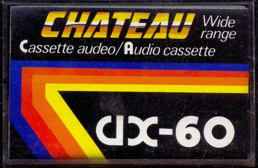 Compact Cassette Chateau AX 60 "white" Type I Normal China