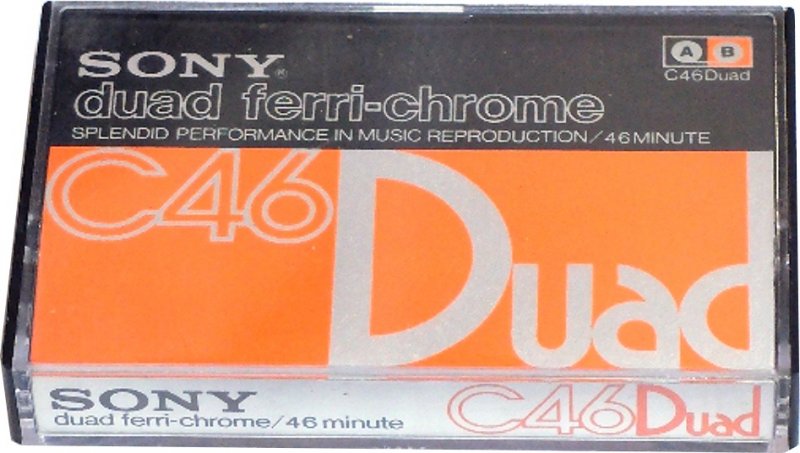 Compact Cassette Sony Duad 46 Type III Ferro Chrome 1977 Japan