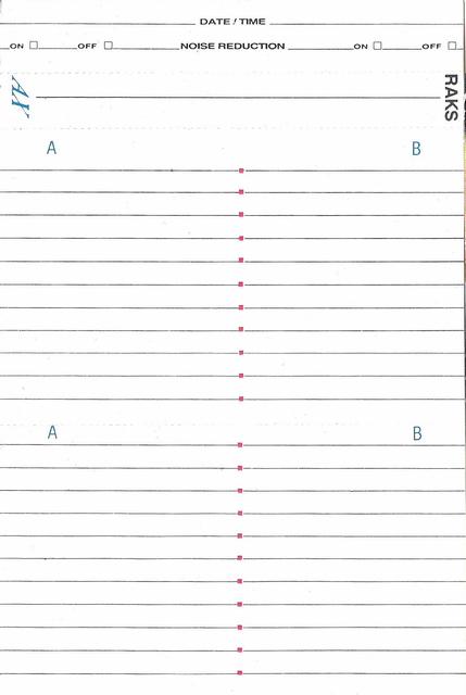 Compact Cassette RAKS AX 90 Type I Normal 1993 Europe