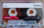 Compact Cassette Casio AG 90 Type I Normal 1990 Europe, USA