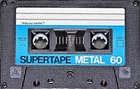 Compact Cassette SUPERTAPE Metal 60 Type IV Metal 1986 USA
