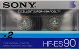 2 pack Sony HF-ES 90 Type I Normal 1985 Japan