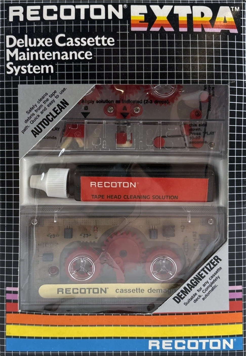 Compact Cassette Recoton Head Demagnetiser 1988 USA