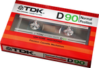 Compact Cassette TDK D 90 Type I Normal 1982 Australia, Europe