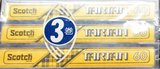 3 pack Scotch Tartan 60 Type I Normal 1977 Japan