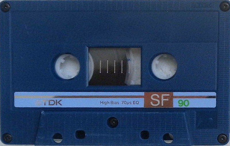 Compact Cassette TDK SF 90 "SF-90" Type II Chrome 1985 Japan