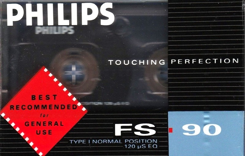 Compact Cassette Philips FS 90 Type I Normal 1989 Europe