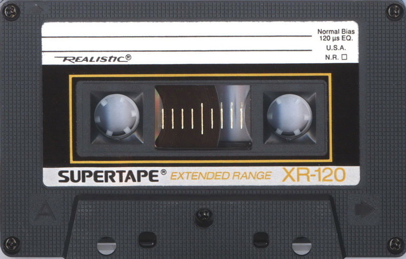 Compact Cassette SUPERTAPE XR 120 Type I Normal 1988 USA