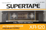 Compact Cassette SUPERTAPE XR 120 Type I Normal 1988 USA