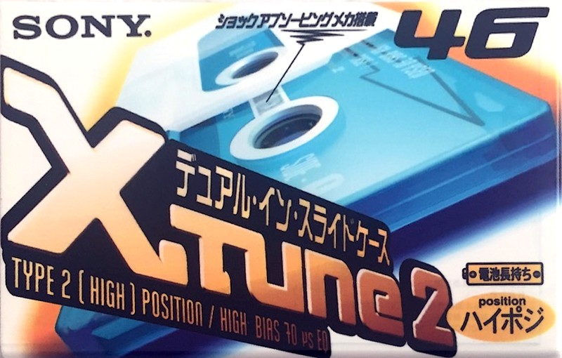 Compact Cassette Sony XII 46 "Xtune C-46X2E" Type II Chrome 1998 Japan