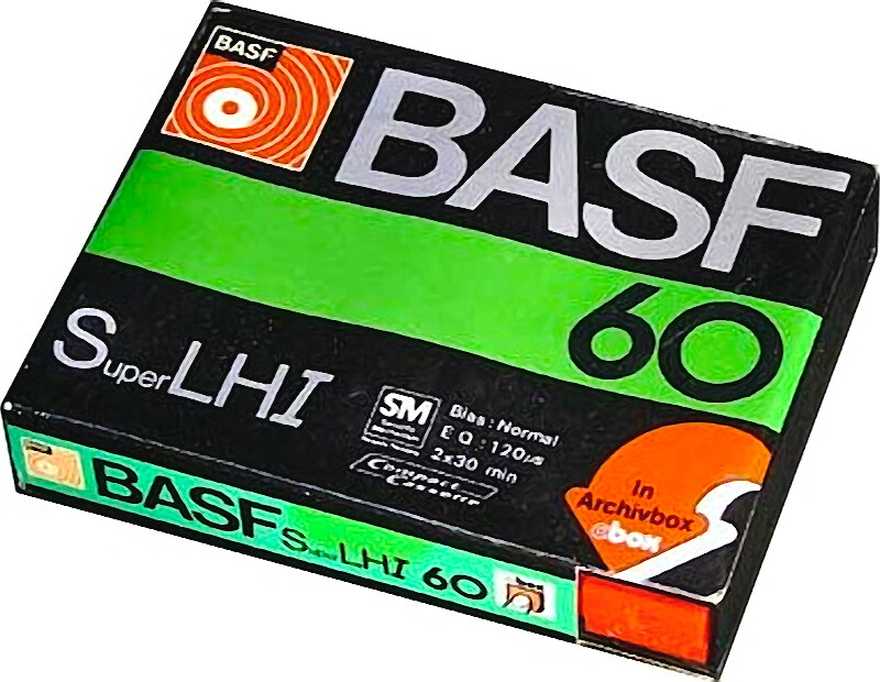 Compact Cassette BASF Super LH I 60 Type I Normal 1978 Japan
