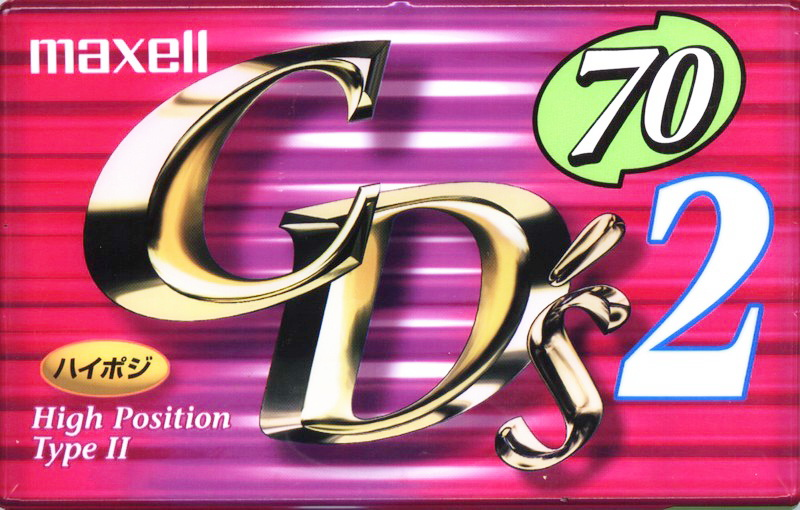 Compact Cassette Maxell CD`s II / CD`s 2 70 "CDS2-70M" Type II Chrome 1999 Japan