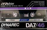 Compact Cassette Victor Dynarec DA7 46 Type II Chrome 1983 Japan