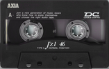 Compact Cassette AXIA J`z 1 46 "JZ1A 46" Type I Normal 1992 Japan