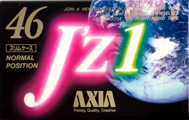 Compact Cassette AXIA J`z 1 46 "JZ1A 46" Type I Normal 1992 Japan