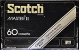 Compact Cassette Scotch Master II 60 Type II Chrome 1979 USA
