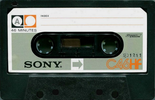 Compact Cassette Sony HF 46 Type I Normal 1973 Japan