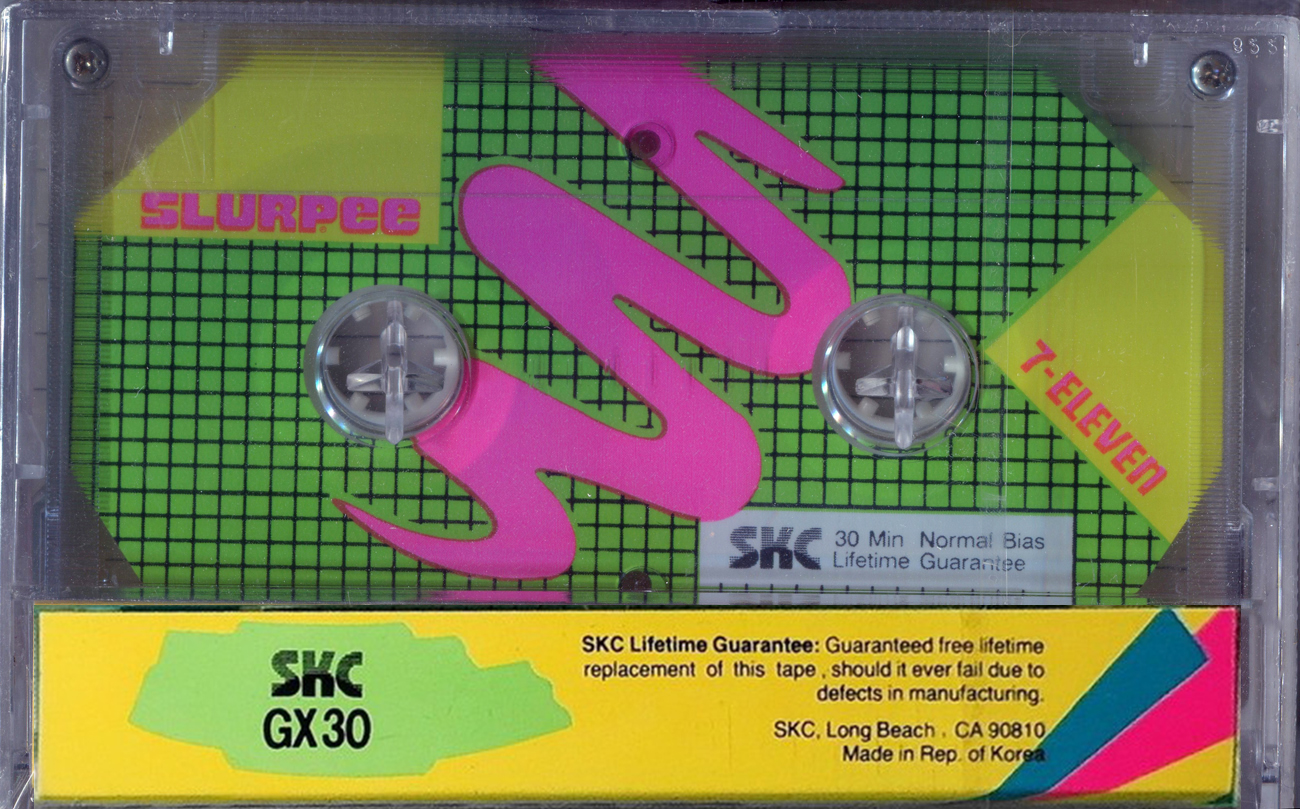 Compact Cassette SKC GX 30 "Slurpee 7-Eleven" Type I Normal 1990 USA
