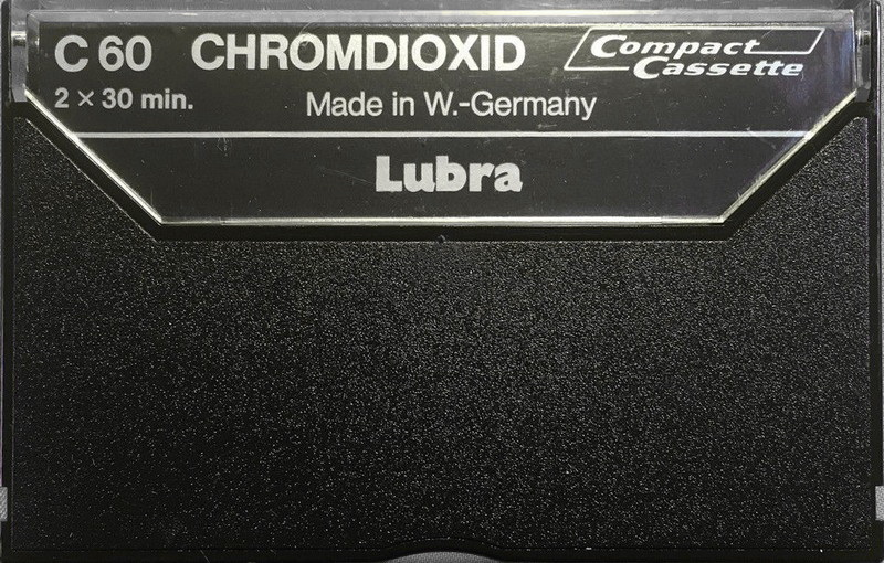 Compact Cassette Lubra 60 Type II Chrome Germany