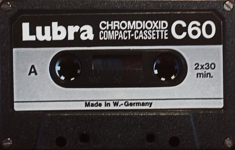 Compact Cassette Lubra 60 Type II Chrome Germany
