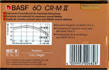 Compact Cassette BASF Chromdioxid Maxima II 60 "CR-M II" Type II Chrome 1985 Europe