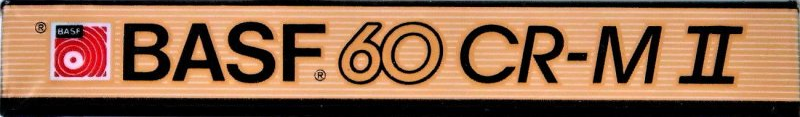 Compact Cassette BASF Chromdioxid Maxima II 60 "CR-M II" Type II Chrome 1985 Europe
