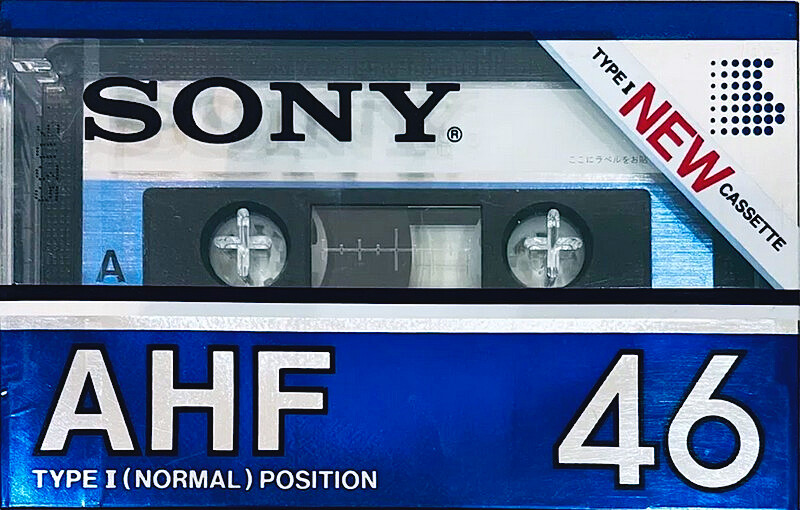 Compact Cassette Sony AHF 46 Type I Normal 1982 Japan