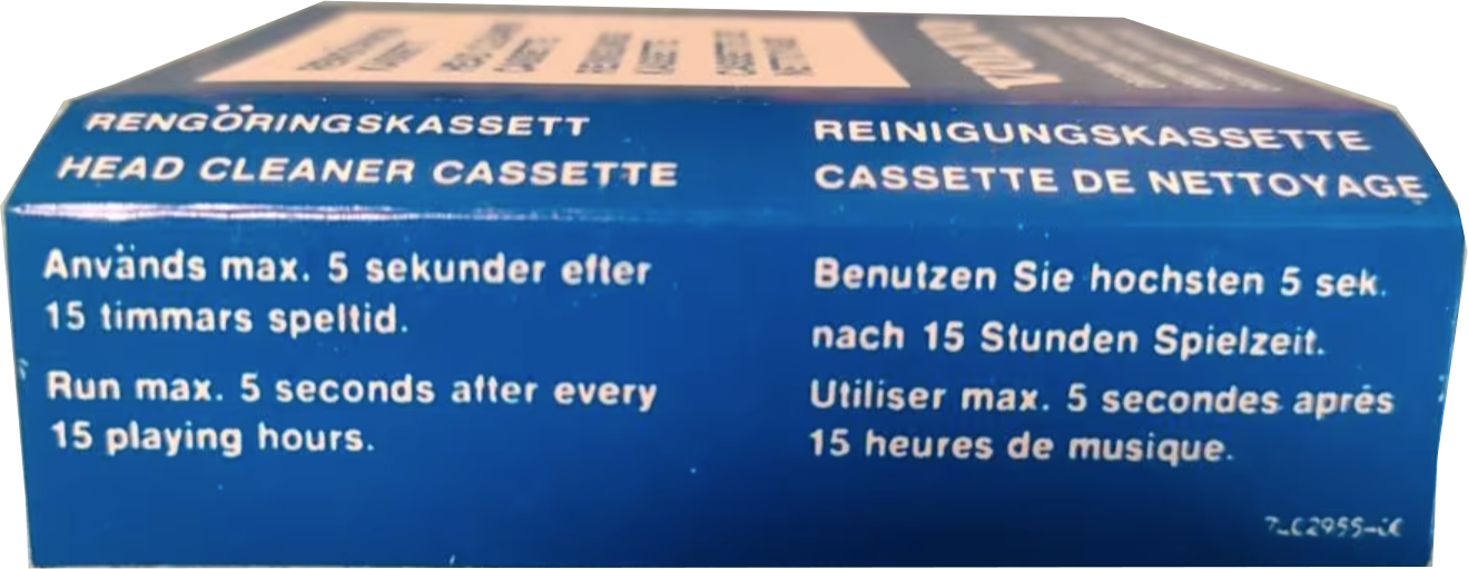 Compact Cassette Volvo Cleaning Cassette Sweden