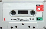 Compact Cassette BASF 60 Type I Normal 1969 Germany